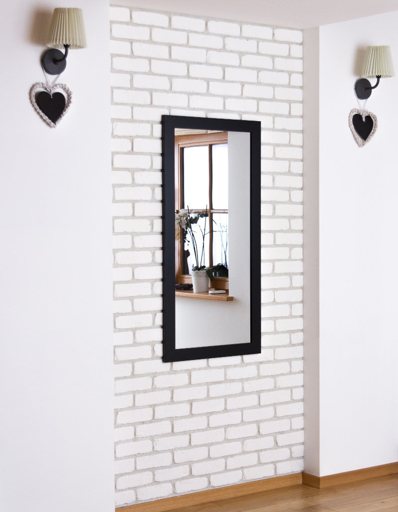 Lustro Profilmat w ramie CZARNEJ 110x50 PREMIUM