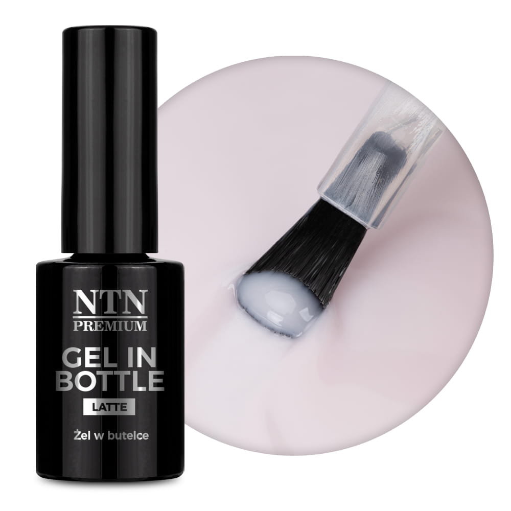 Żel budujący w butelce z pędzelkiem Gel in Bottle Limited Edition NTN Premium Latte 7g