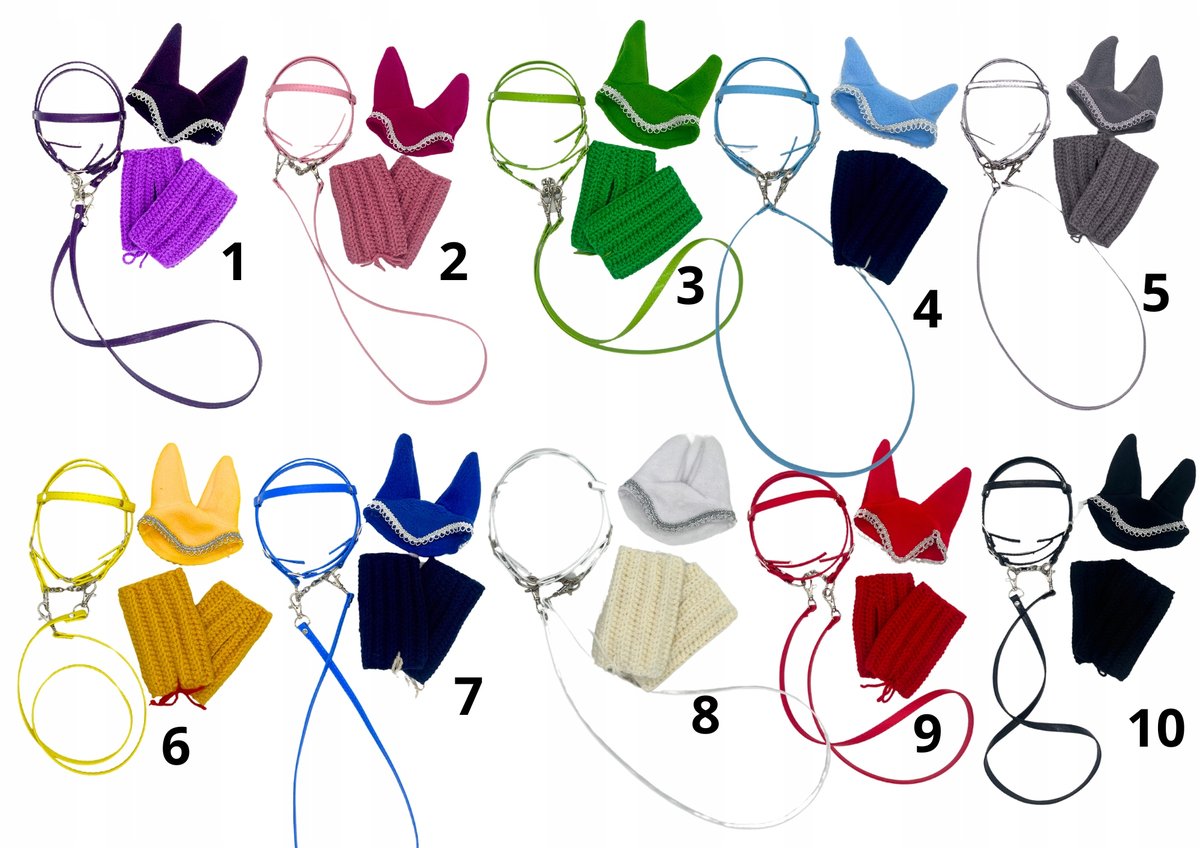 Hobby horse - SET ujeżdżeniowy z zestawem akcesoriów