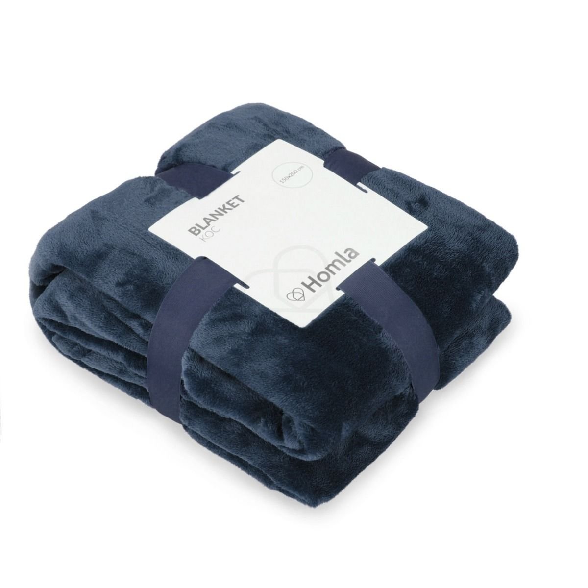 HOMLA KOC B2ROTE granatowy 150x200 cm