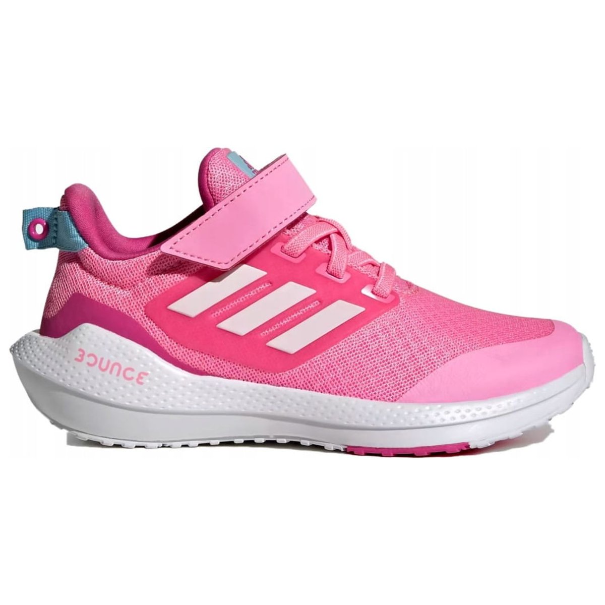 Buty dziecięce Adidas EQ21 Run 2.0 EL sportowe lekkie różowe-38 2/3