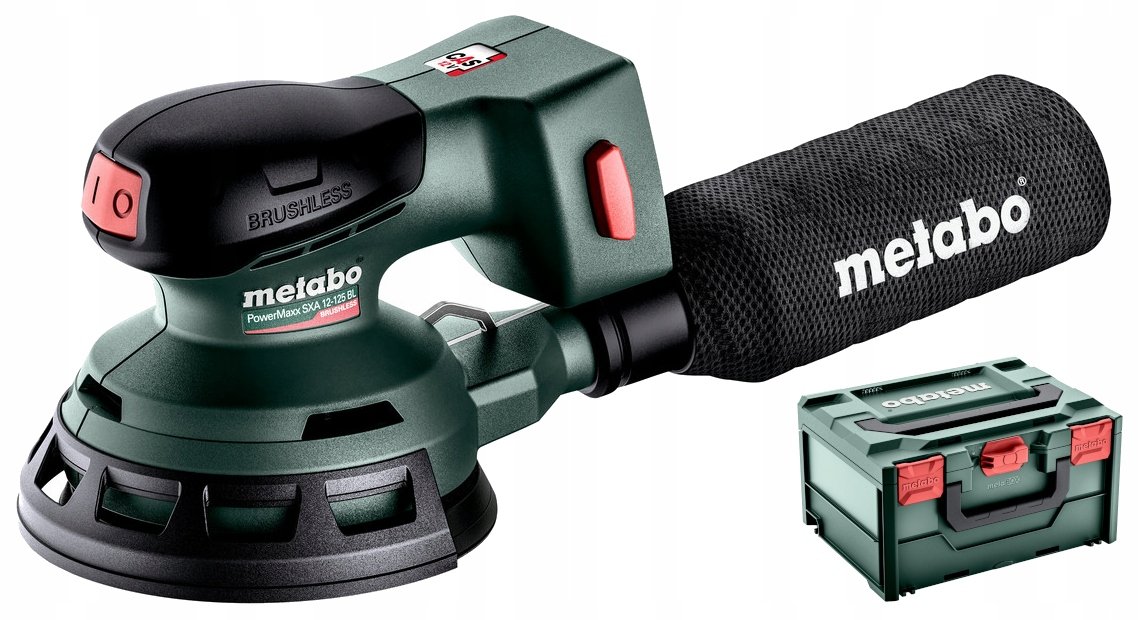 METABO SZLIFIERKA MIMOŚRODOWA AKUMULATOROWA PowerMaxx SXA 12-125 BL 12V
