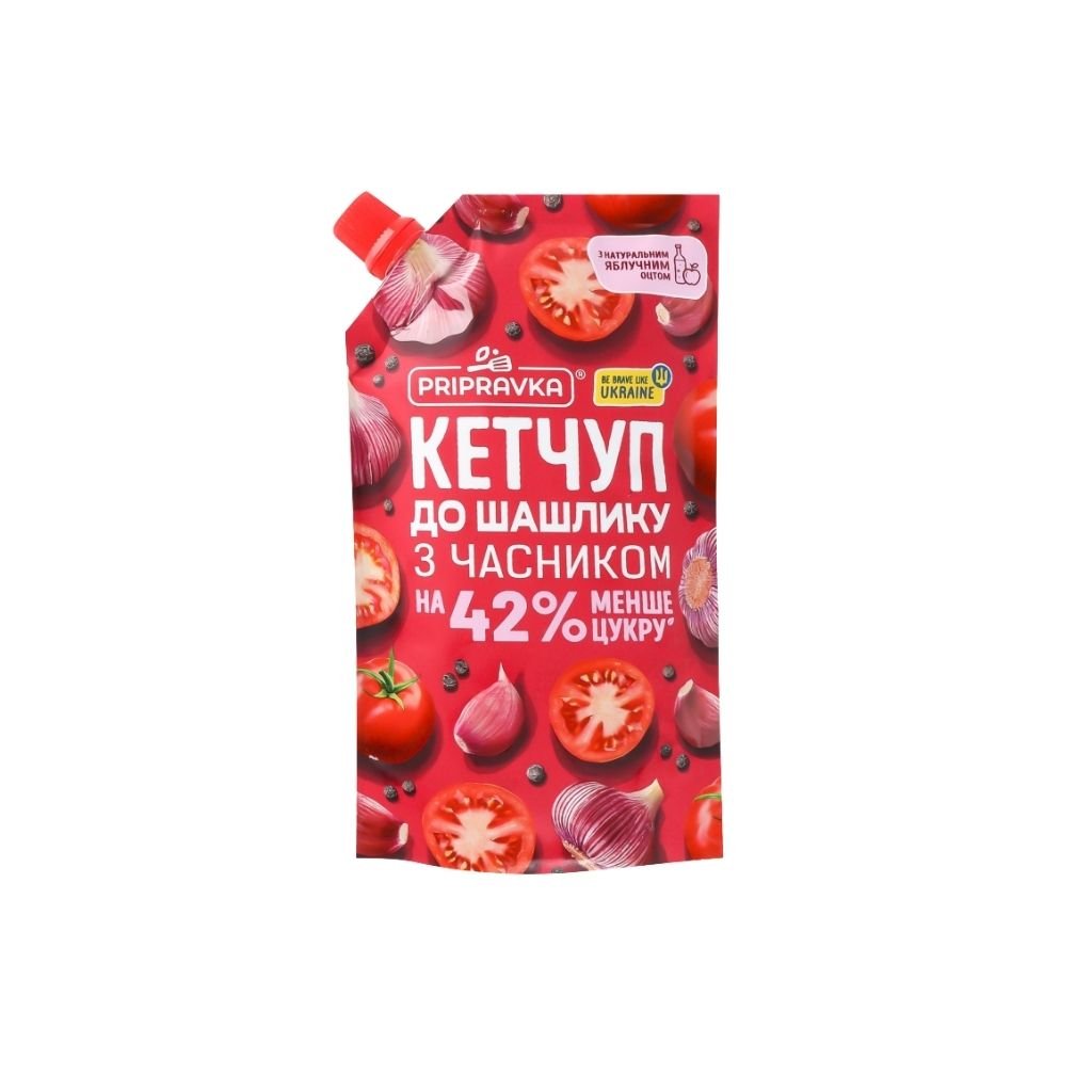 Ketchup do szaszłyka z czosnkiem 