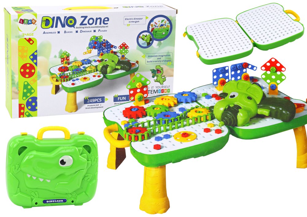 Dla Dzieci Stolik Walizka Zestaw Układanka