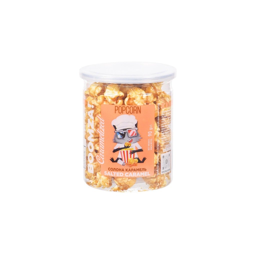 Popcorn karmelowy w rurie słony 