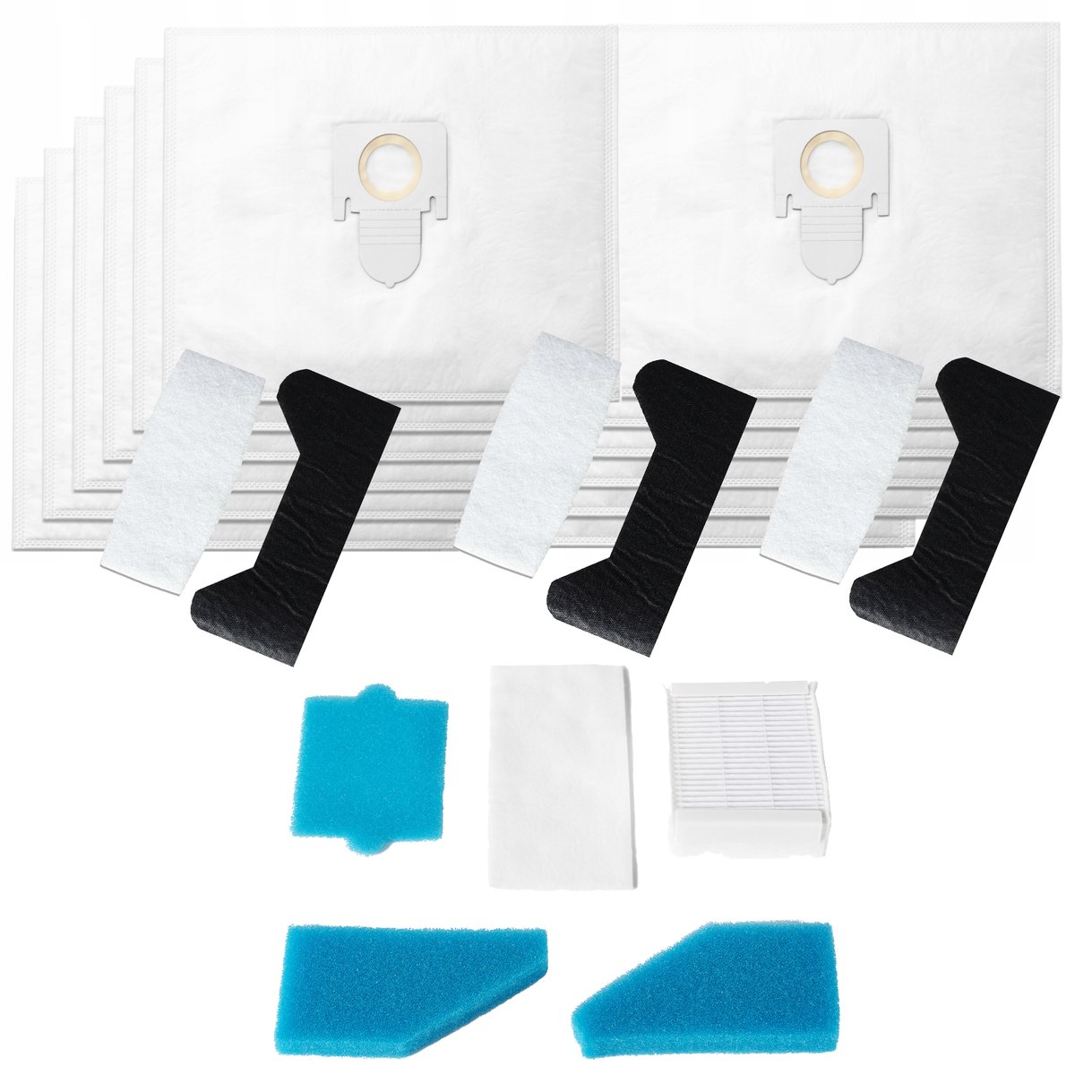 12x WORKI FILTRY DO ODKURZACZA THOMAS AQUA + PET & FAMILY