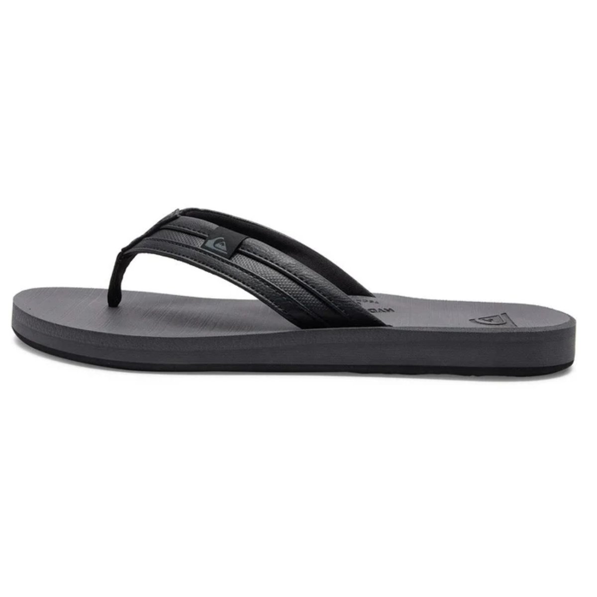 Klapki męskie Quiksilver Carver Squish japonki plażowe czarne-41