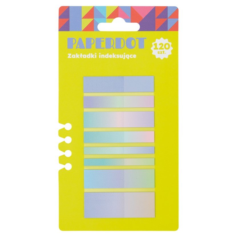 Paperdot, Zakładki Indeksujące, Różnokolorowe, 120 Sztuk