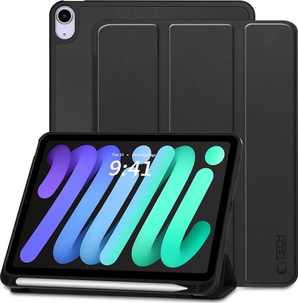 Tech-Protect SmartCase Pen do iPad mini 8.3 6 / 7 / 2021-2024 czarny 5906302372454