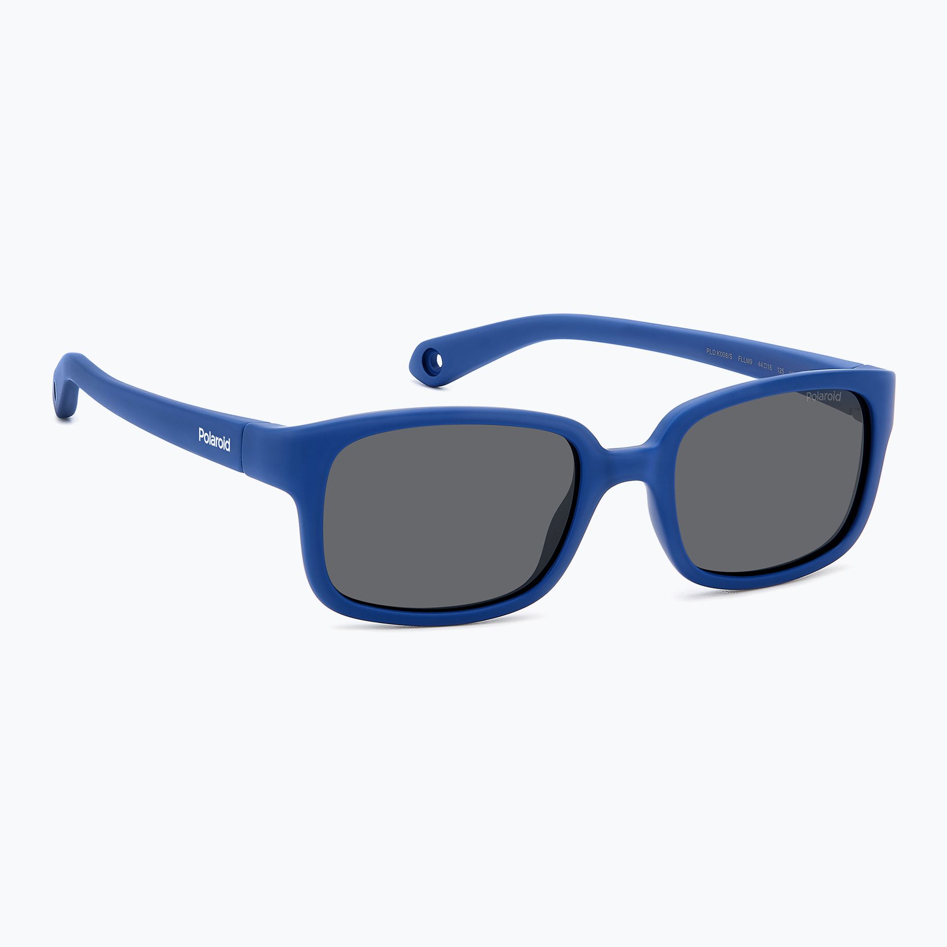 Okulary przeciwsłoneczne dziecięce Polaroid PLD K008/S matte blue/grey polarized WYSYŁKA W 24H 30 DNI NA ZWROT