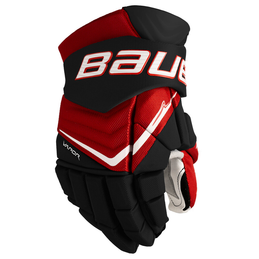 Rękawice hokejowe Bauer Vapor FLYLITE Black/Red Intermediate 13 cali
