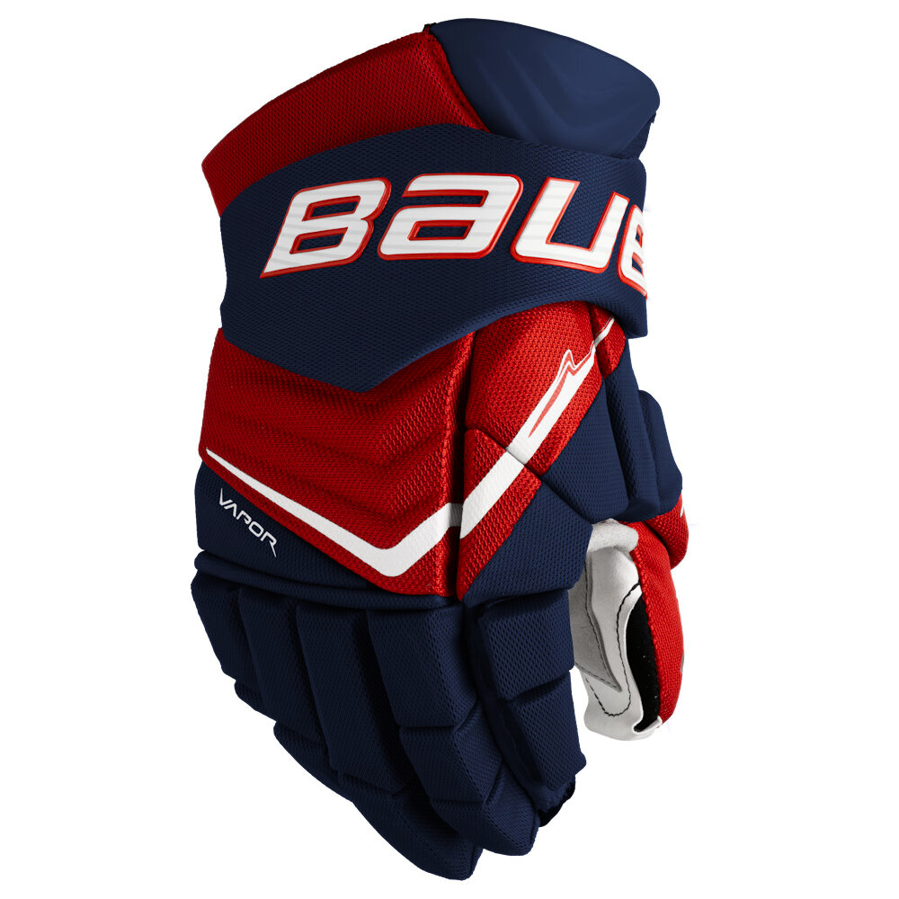 Rękawice hokejowe Bauer Vapor FLYLITE Navy/Red/White Intermediate 13 cali