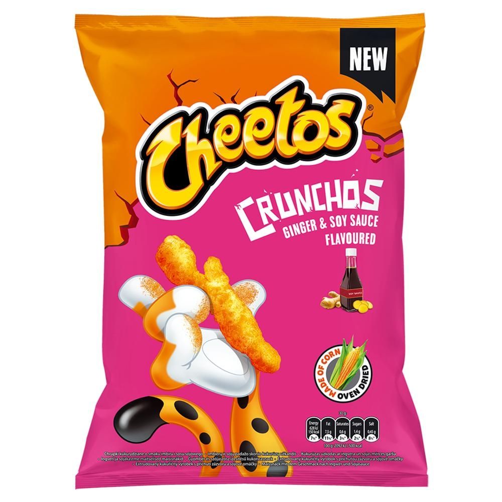 Cheetos Crunchos Chrupki kukurydziane o smaku imbiru i sosu sojowego 165 g
