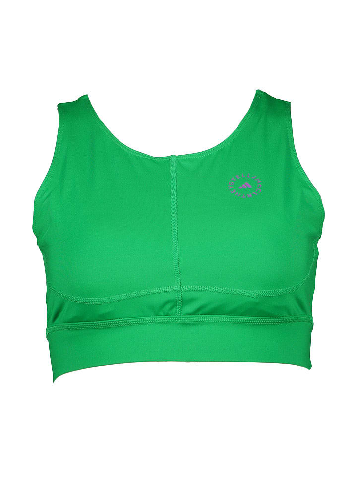 adidas Top w kolorze zielonym