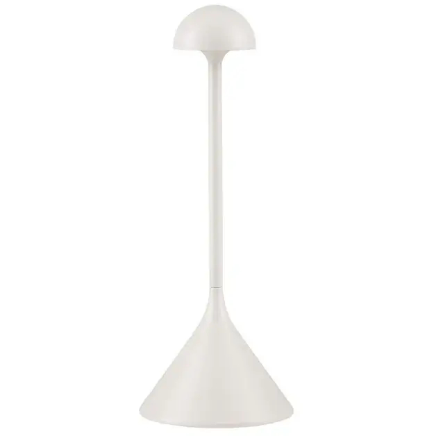 Stołowa lampa ściemnialna na taras CARMEDA LE75286 LED 1W 3000K IP54 biały