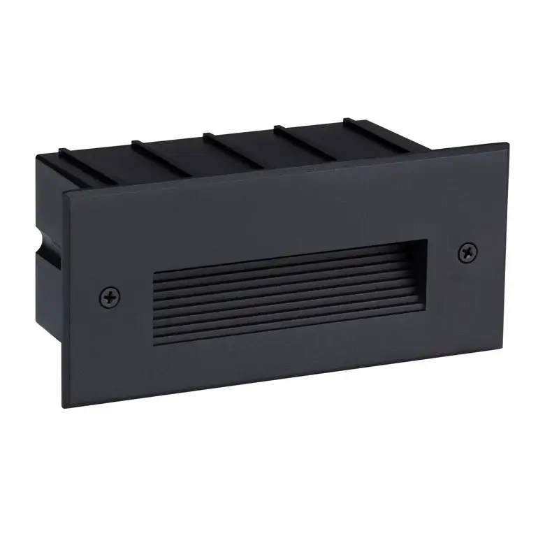 Ścienna lampa zewnętrzna wpustowa CENDILO LE75317 LED 5W 3000K IP65 czarna