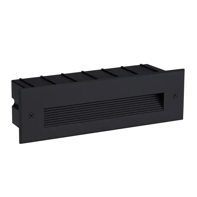 Podtynkowa zewnętrzna lampa ścienna CENDILO LE75318 LED 7W 3000K IP65 czarna