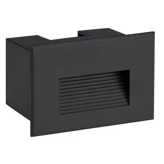 Ogrodowa lampa ścienna CENDILO LE75320 LED 4W 3000K podtynkowa IP65 czarna