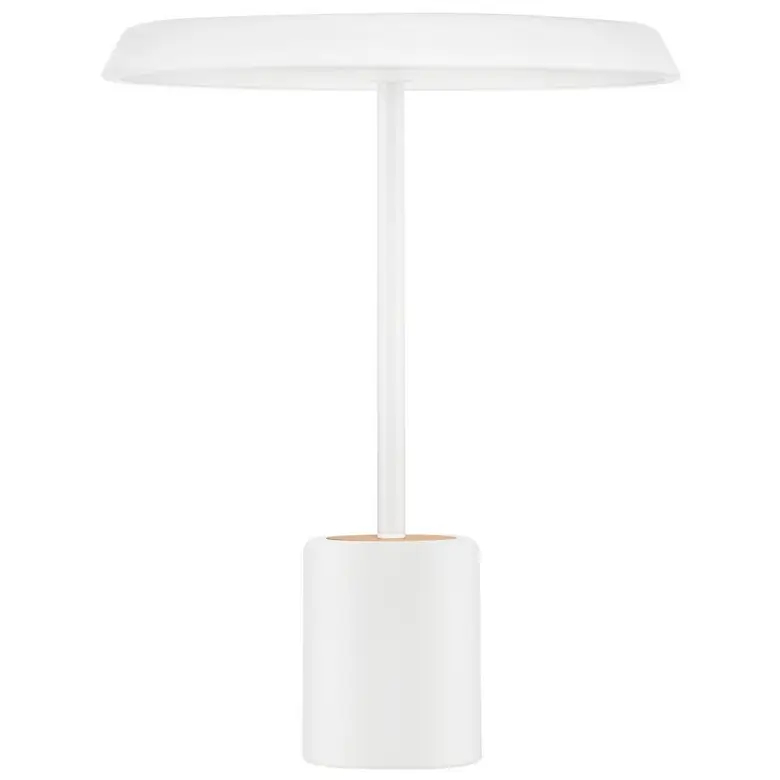 Lampka nocna do sypialni FOVENTO LE45444 LED 17W 3000K grzybek biały