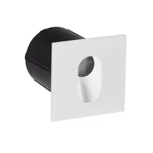 Kwadratowa lampa zewnętrzna ZALIRCO LE75333 LED3W 3000K IP65 biała