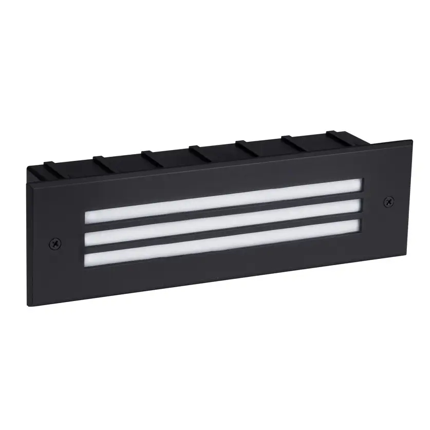 Prostokątny zewnętrzny kinkiet SORELIO LE75316 LED 6W 3000K IP65 czarny