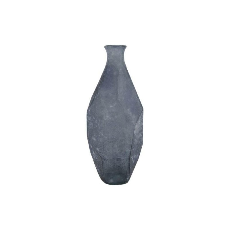 Szklany wazon dekoracyjny 31 cm ciemnoszary