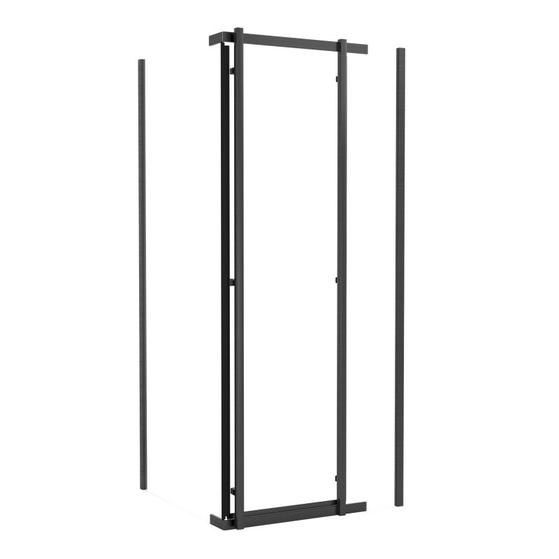 Kabina prysznicowa Titanium Open 90x90 cm gun metal Durasan