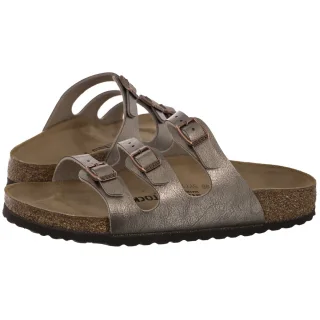 Klapki Florida Bs Graceful Graceful Taupe 1030352 (BK299-c) Birkenstock