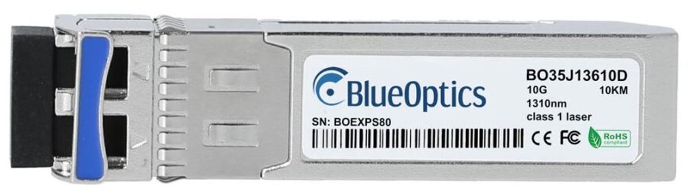 BlueOptics SFP-10G-LR moduł przekaźników sieciowych Swiatłowód 10000 Mbit/s SFP+ 1310 nm SFP-10G-LR-BO