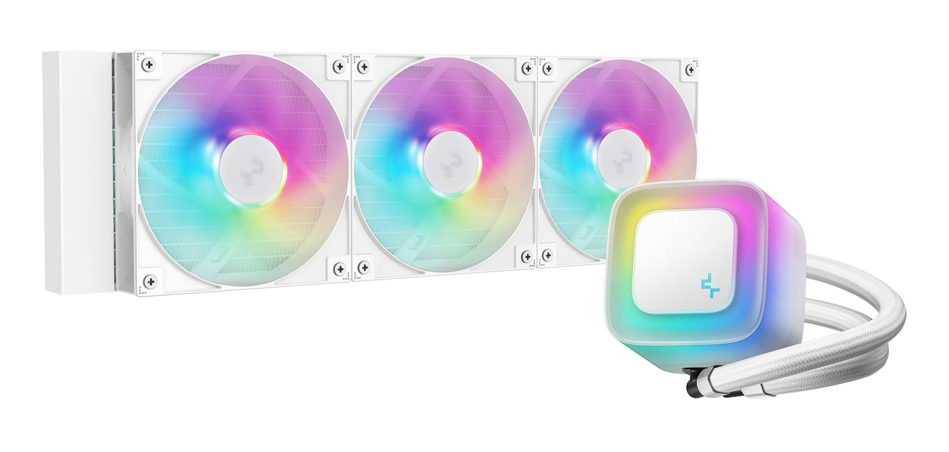 DeepCool LE360 WH V2 Procesor Chłodnica cieczy all-in-one 12 cm Biały 1 szt. R-LE360-WHAMMN-G-2