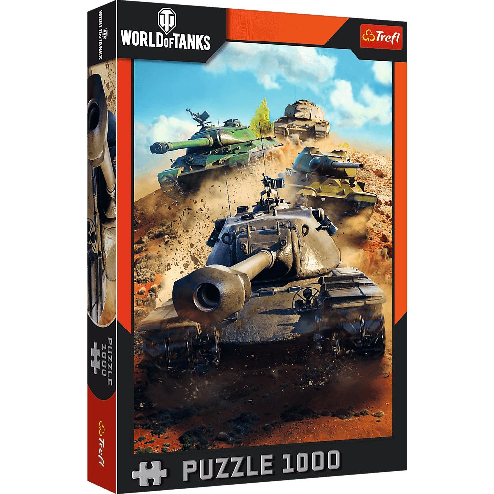 Puzzle 1000 World of Tanks Czołgi w boju Trefl - puzzle