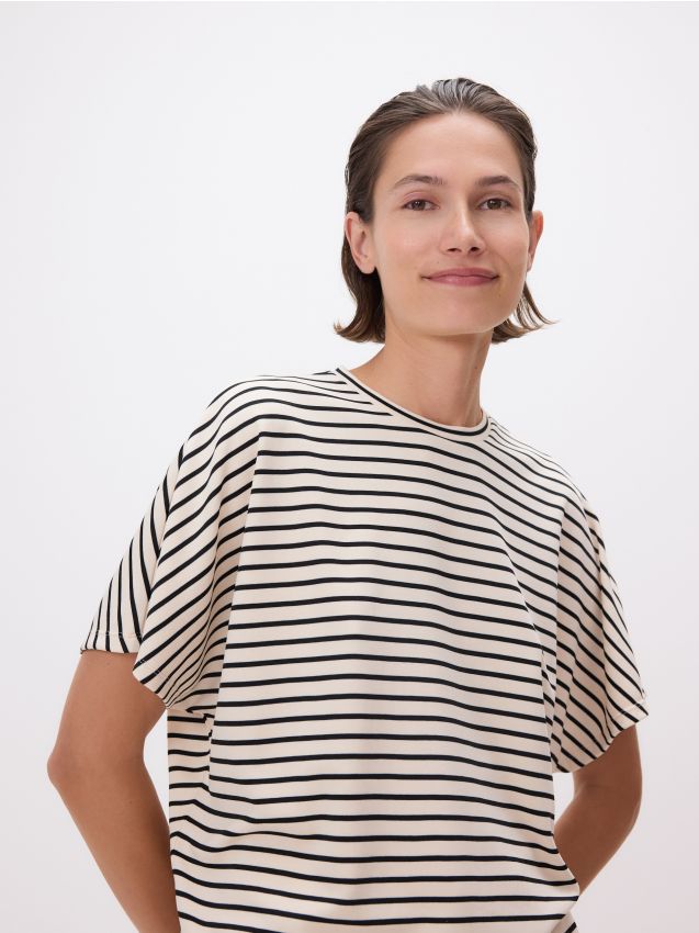 Reserved - T-shirt oversize z Modalem - wielobarwny