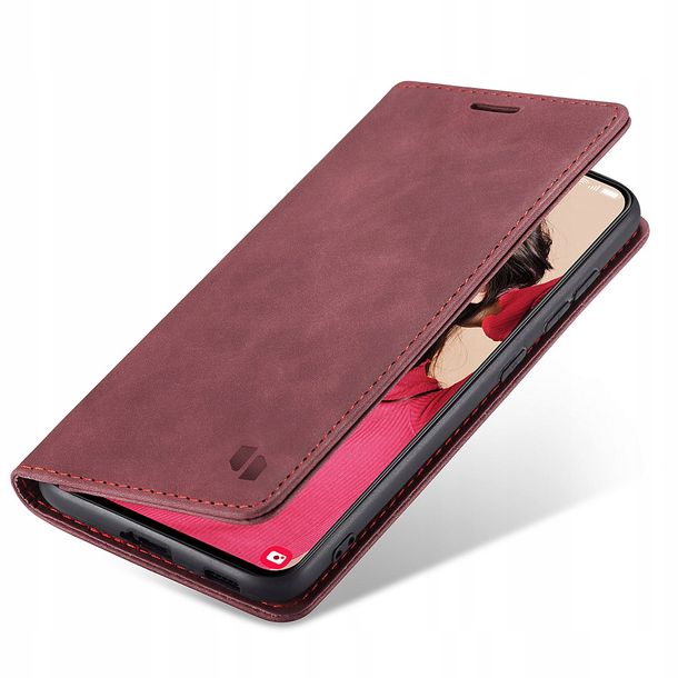 Eleganckie etui z klapką portfel kieszonka pokrowiec case do Galaxy S21 FE