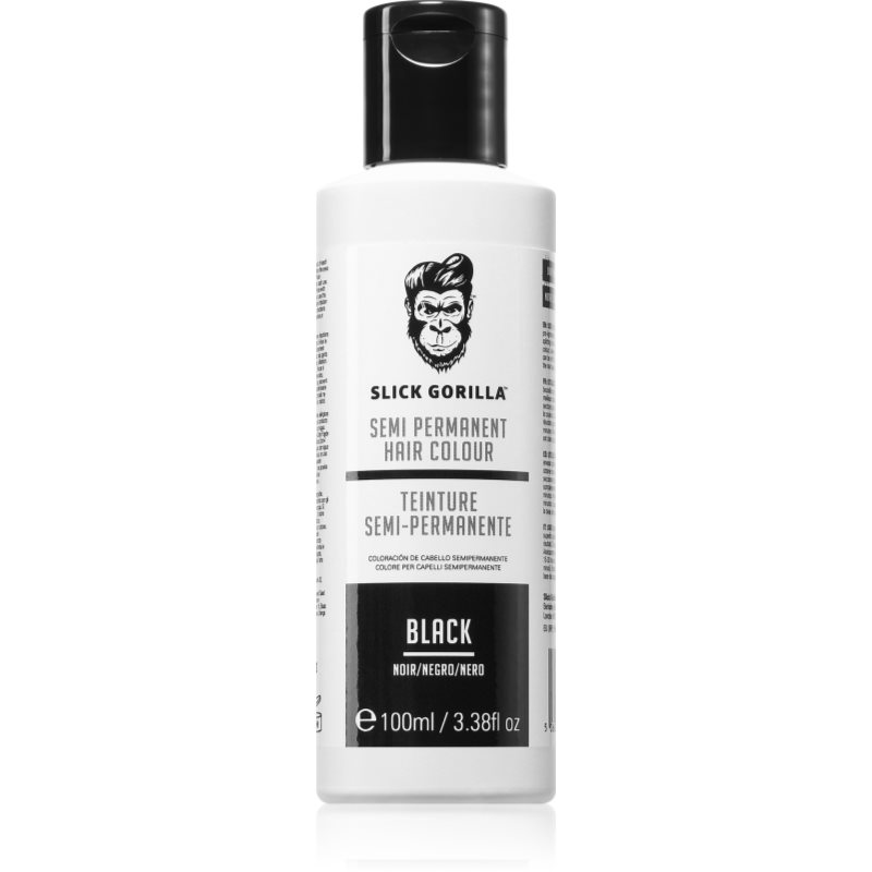 Slick Gorilla Hair Colour farba do włosów dla mężczyzn Black 100 ml