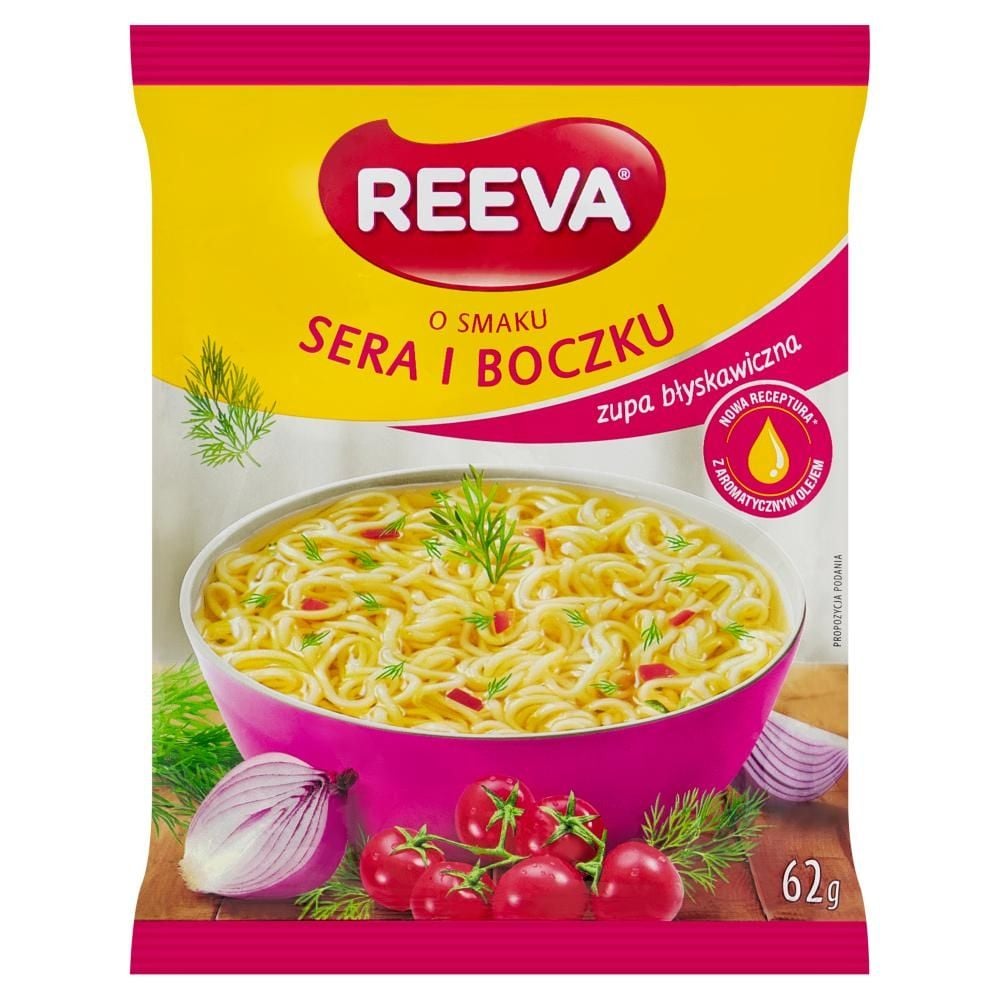 Reeva Zupa błyskawiczna o smaku sera i boczku 62 g