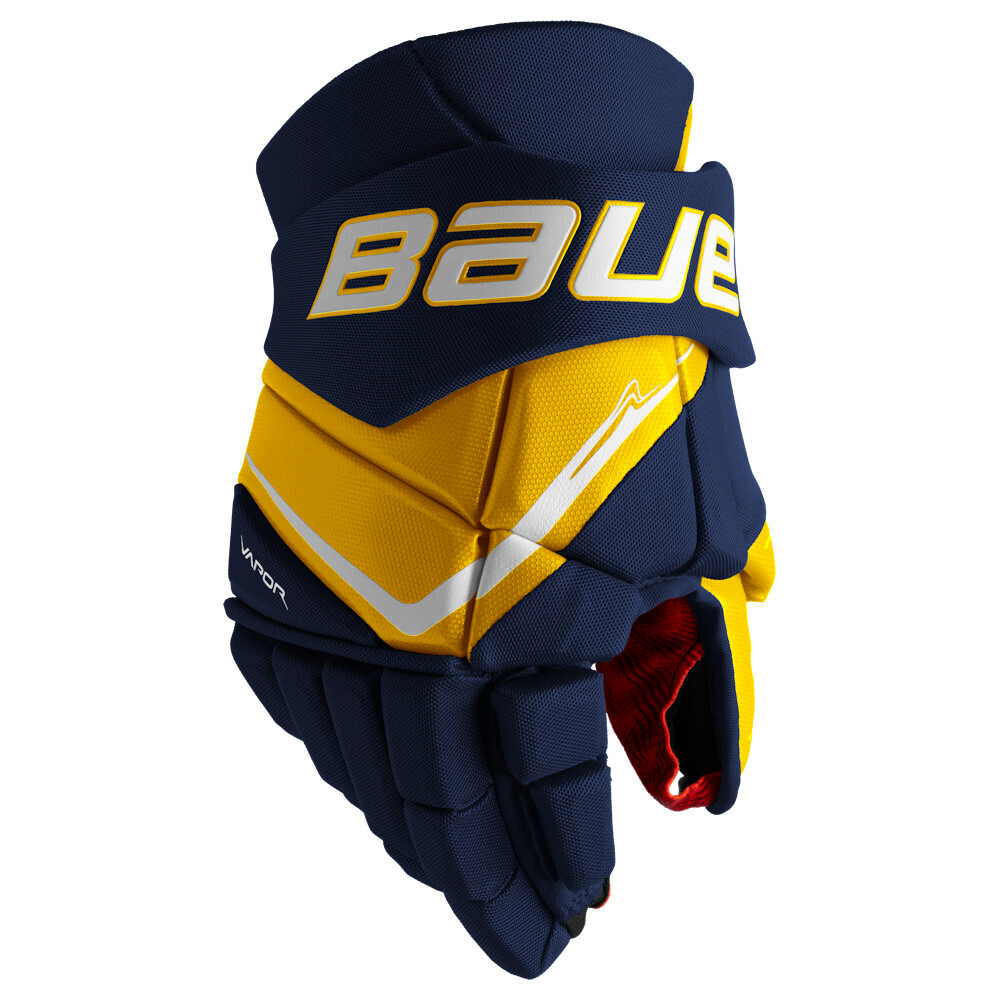 Rękawice hokejowe Bauer Vapor FLY40 Navy/Gold Intermediate 13 cali