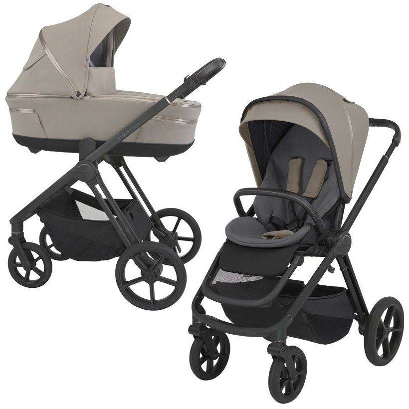 ESPIRO MILOO WÓZEK GŁĘBOKO SPACEROWY + AKCESORIA / 117 Casmere Gray