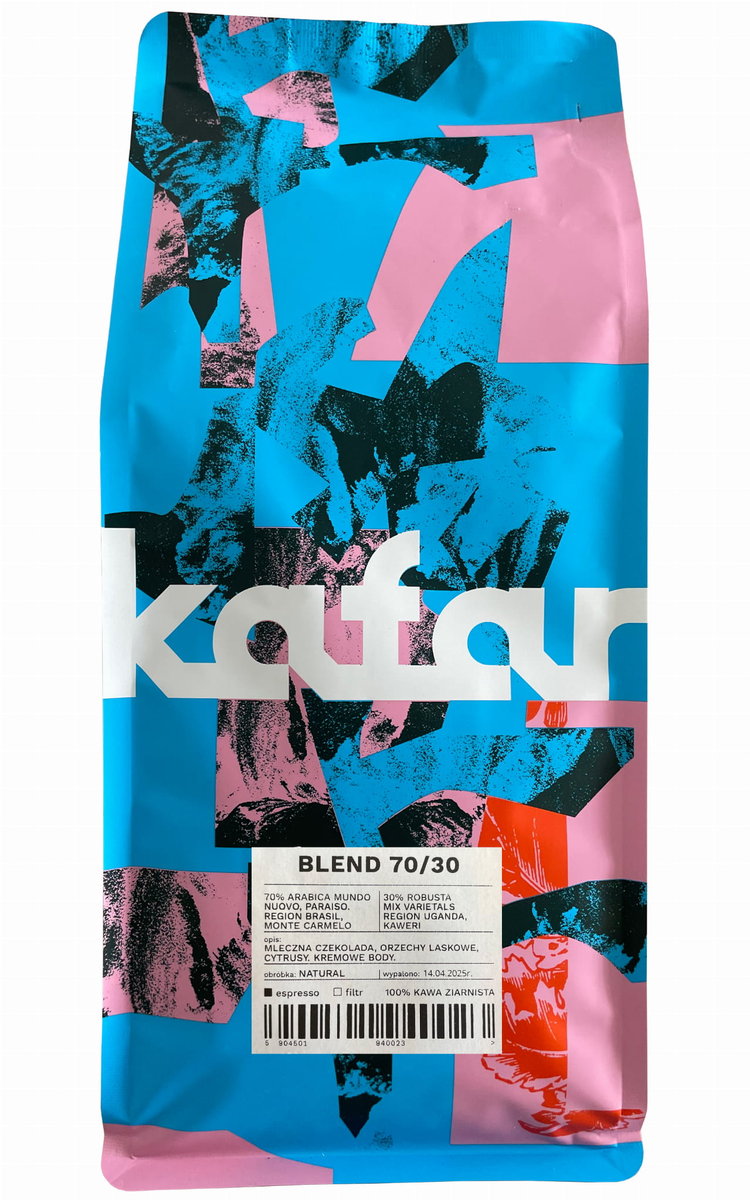 Kawa ziarnista Kafar Specialty BLEND 70/30 – espresso, 1kg