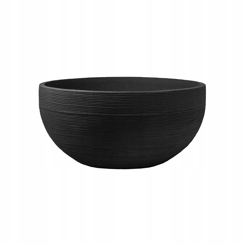 90147 Donica ogrodowa okrągła 60 x 28 cm antracyt PATIO