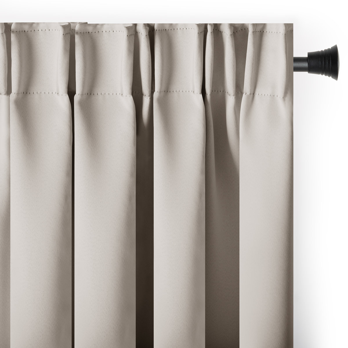 Zasłona RESTILO Blackout, jasnobeżowa, 140x245 cm