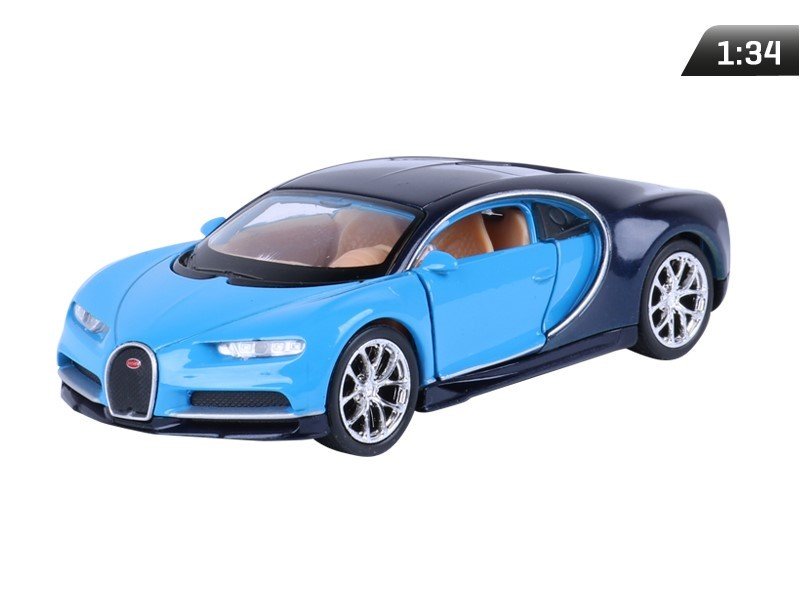 Model 1:34, BUGATTI Chiron, niebiesko-granatowy (A880BCHNG)
