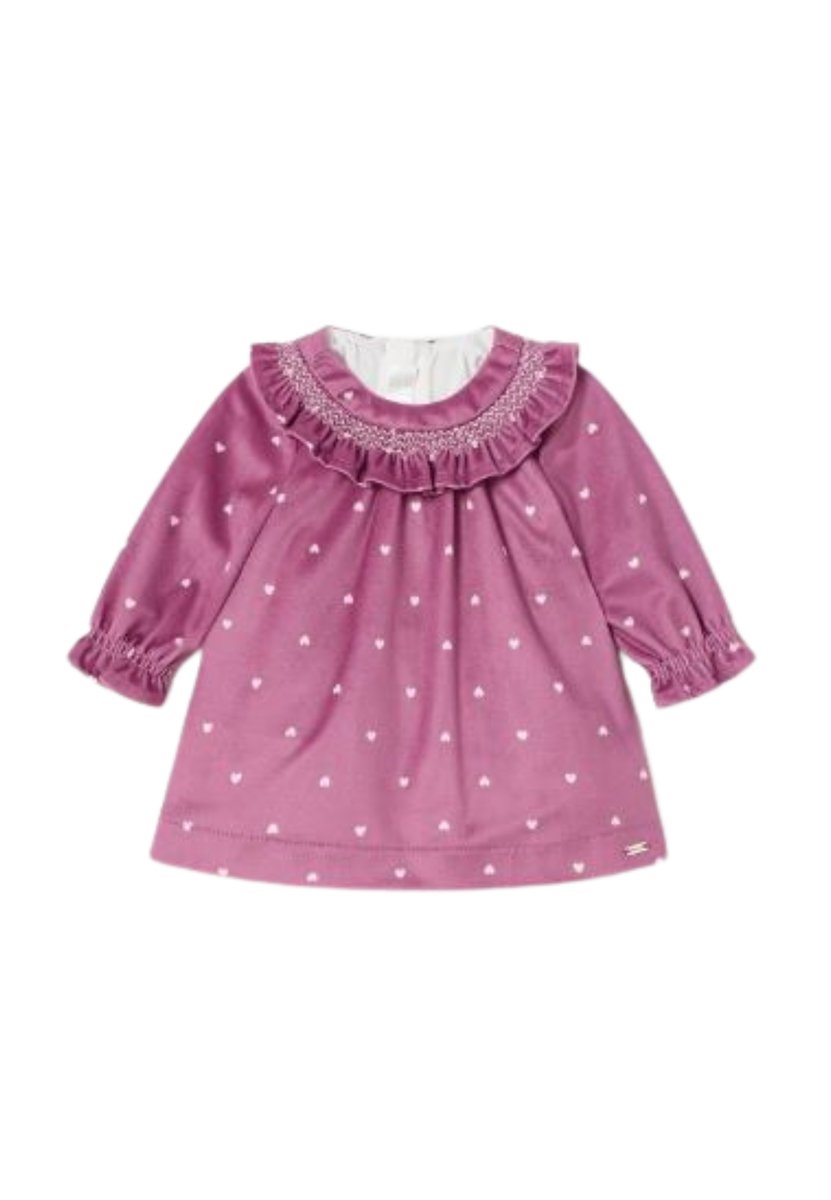 Vestito velluto neonata Bambina Mayoral 2840
