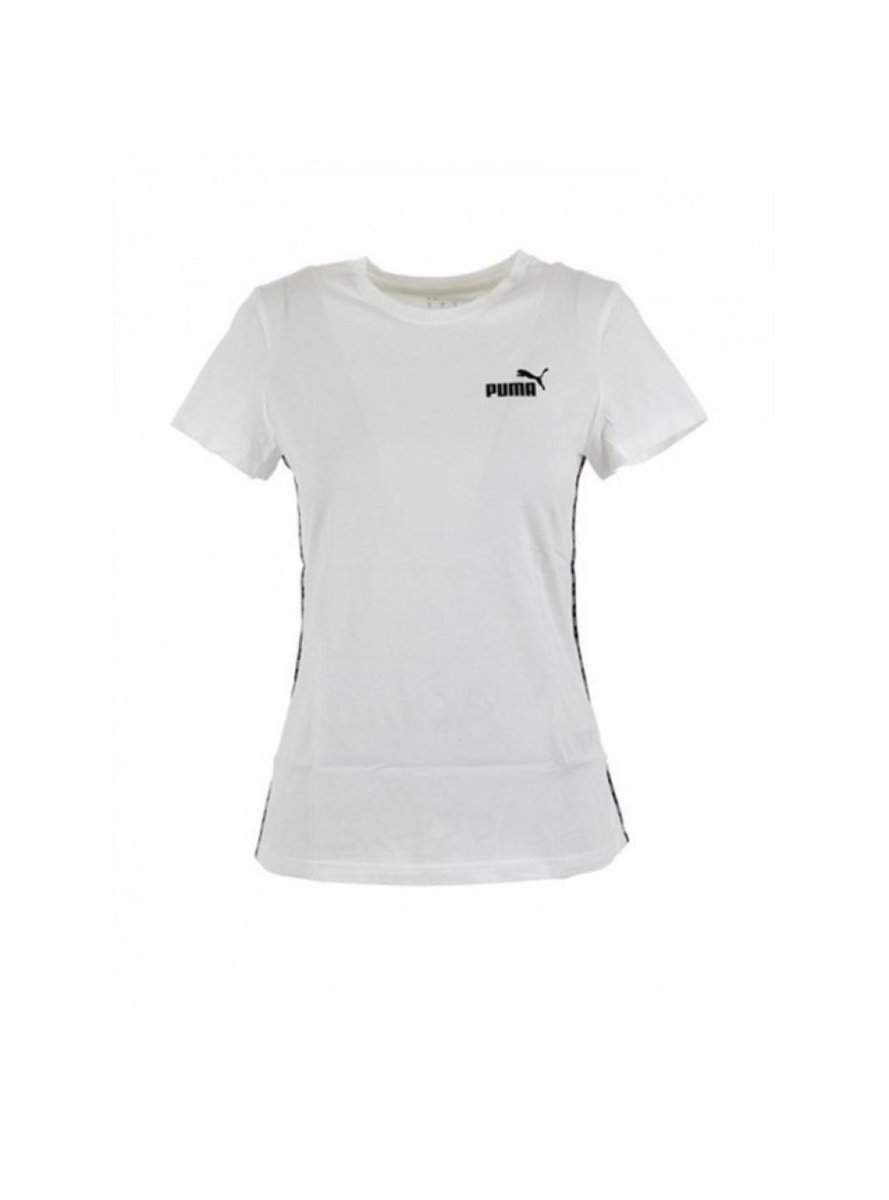 T-shirt Donna puma 676131_power_tape_bianco