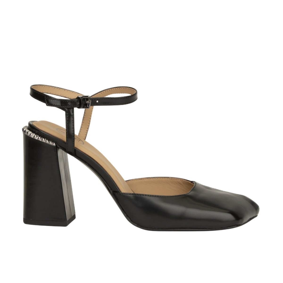 scarpe con tacco donna ash - soft polish calf black - nero