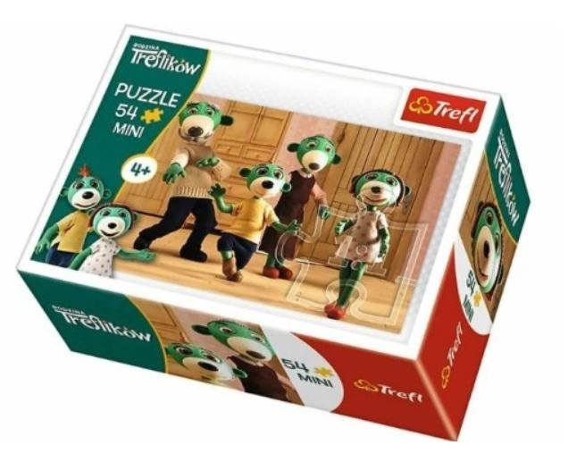 Mini Puzzle 54 el. Rodzina Treflików 2