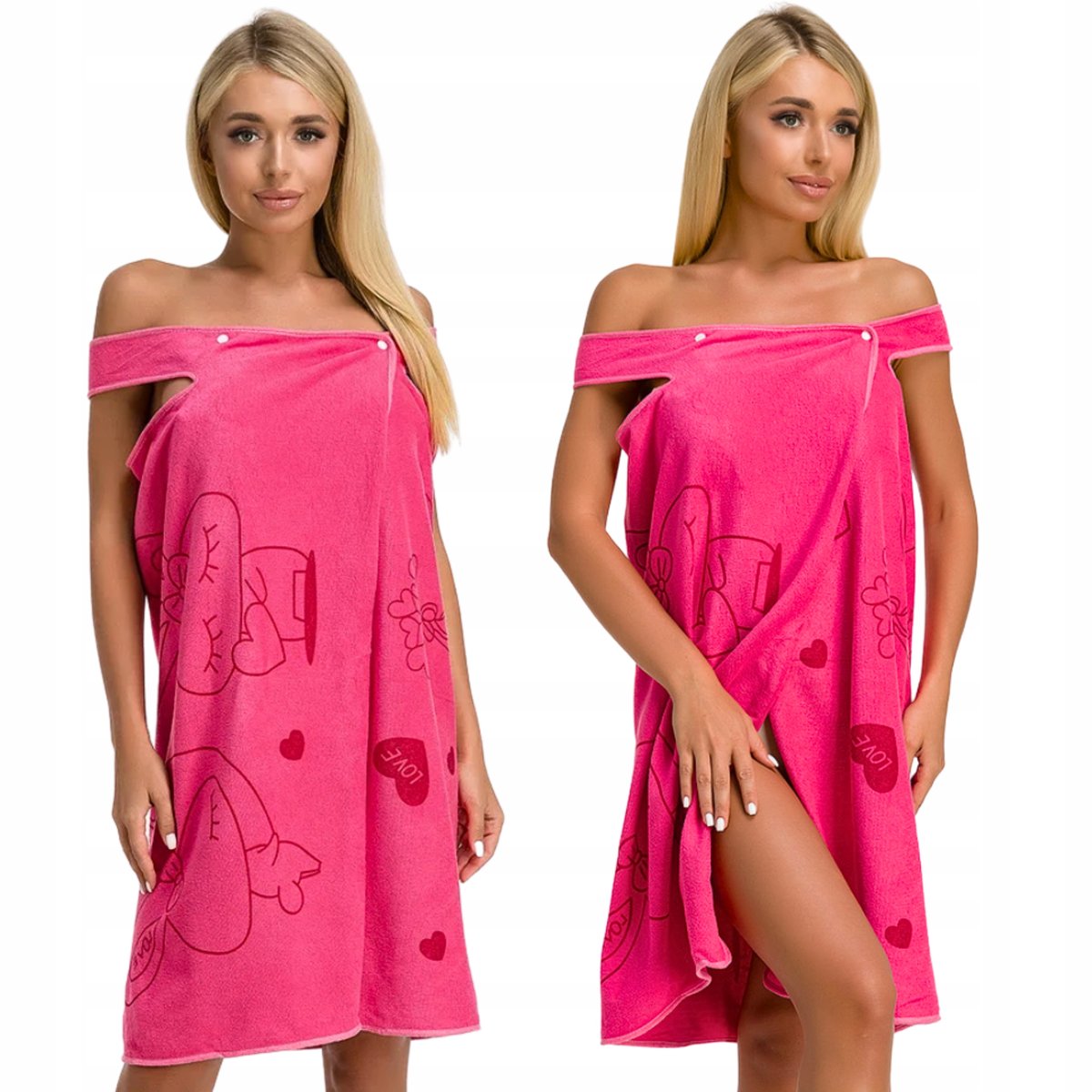 RĘCZNIK DO SAUNY SPA PAREO KĄPIELOWY DAMSKI NA BASEN PLAŻE TUNIKA 78x135 CM