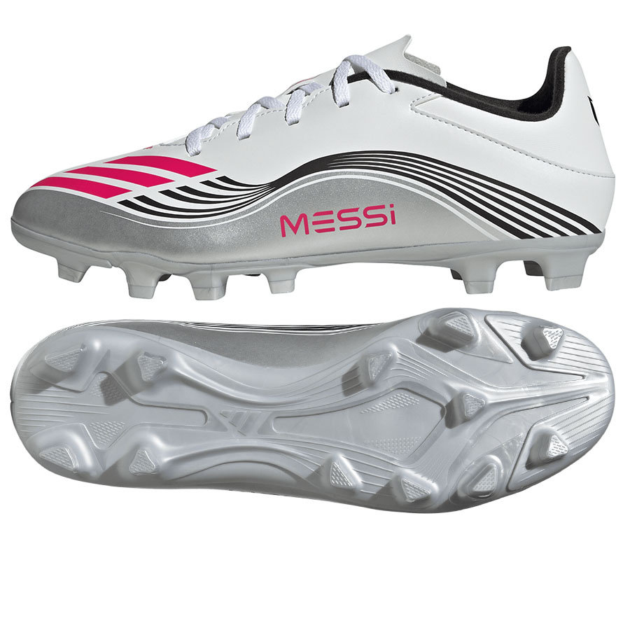 Buty adidas F50 Messi Club FG/MG JP7443 biały 46