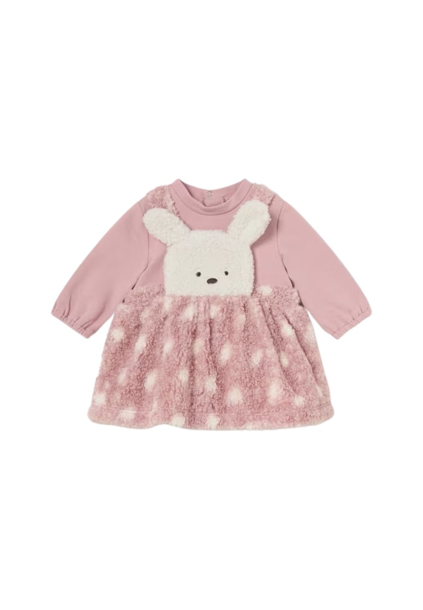 Tutina gonna faccia animale Bambina Mayoral 2881-blush