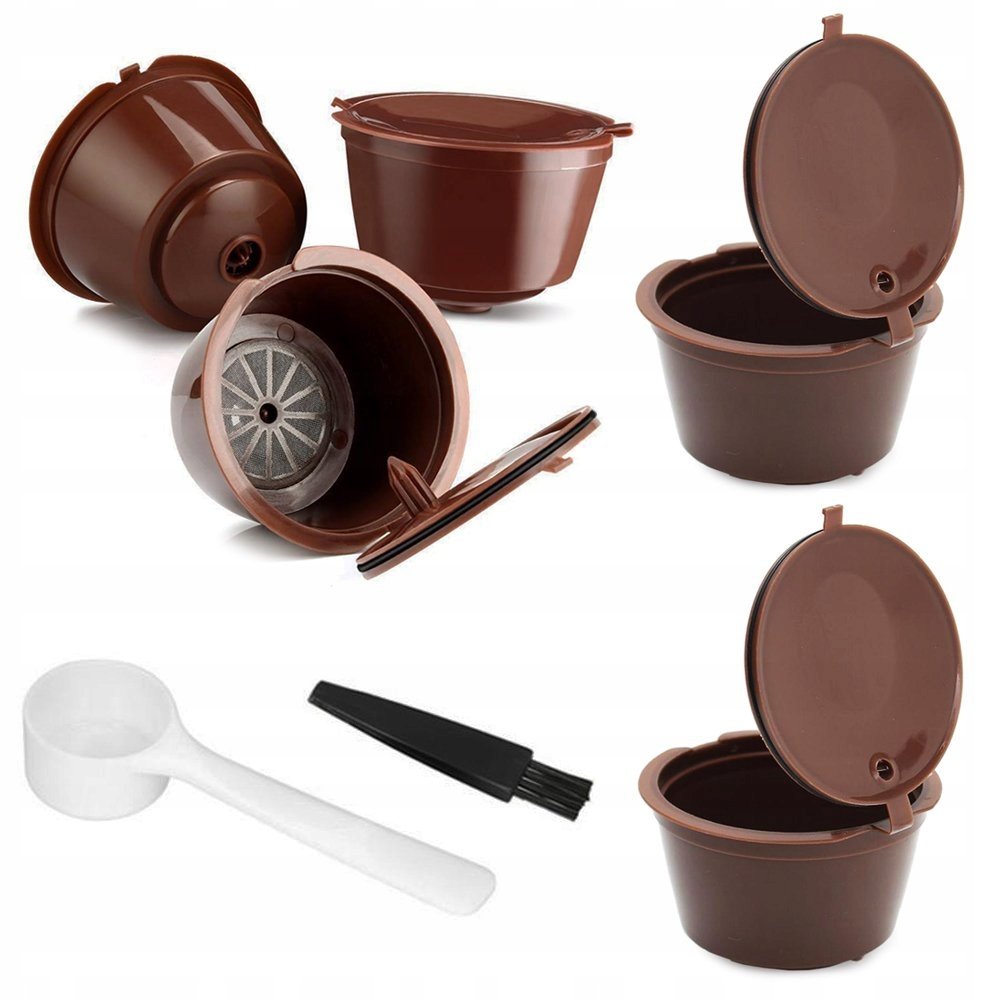 KAPSUŁKI DOLCE GUSTO WIELOKROTNEGO UŻYTKU KAWY ZESTAW x 5szt