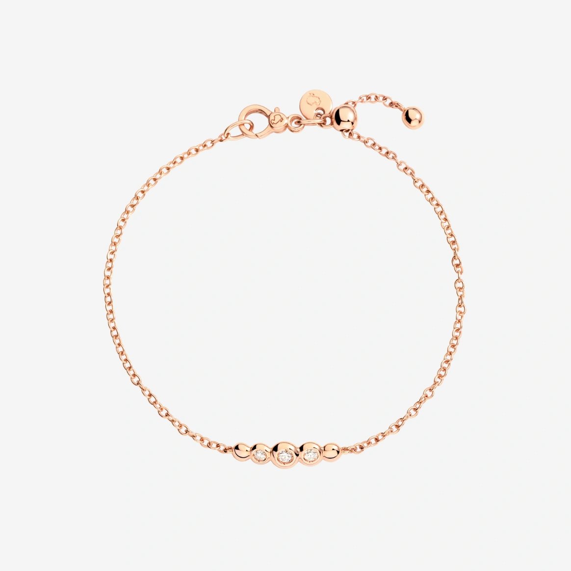 Bracciale in oro con diamanti Adulto unisex DODO Bollicine DBC4004BOLLIDB09R